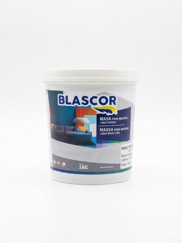 MASILLA P/ MADERA BLASCOR NEGRO 1 KG