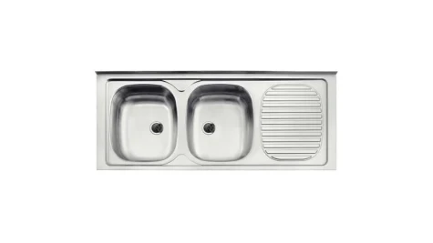 PILETA INOX. TRAMONTINA 2" BACHA IZQUIERDO