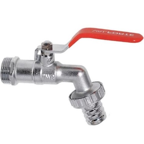 CANILLA MEDIA VUELTA CROMADO 3/4"