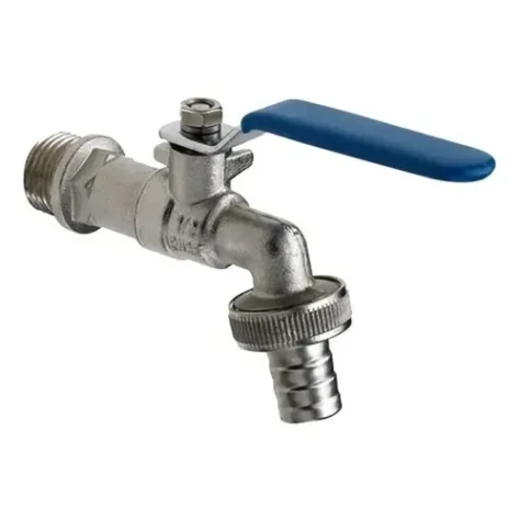 CANILLA MEDIA VUELTA CROMADO 1/2"
