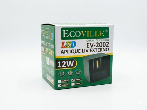 APLIQUE LED ECOVILLE BIDIRECCIONAL ( LUZ CALIDA )